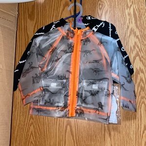 Dinosaur 12 month rain coat! NWT